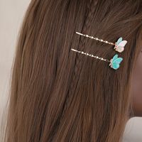 Sweet Butterfly Alloy Plating Hair Clip main image 2