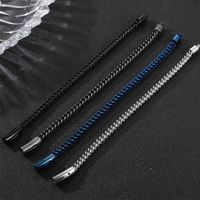 Simple Style Geometric Stainless Steel Plating Bracelets 1 Piece main image 4