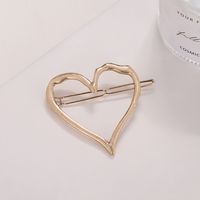 Women's Fashion Heart Shape Alloy Plating Hair Clip main image 3