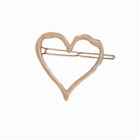 Women's Fashion Heart Shape Alloy Plating Hair Clip main image 6