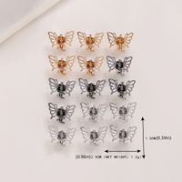 Cute Butterfly Metal Plating Hair Claws main image 4