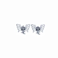 Cute Butterfly Metal Plating Hair Claws sku image 2