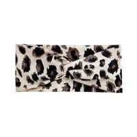 Retro Plaid Leopard Cloth Hair Band 1 Piece sku image 1