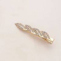 Sweet Heart Shape Butterfly Alloy Plating Artificial Pearls Rhinestones Hair Clip sku image 9