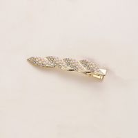 Sweet Heart Shape Butterfly Alloy Plating Artificial Pearls Rhinestones Hair Clip sku image 8