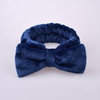 Fashion Solid Color Cloth Chiffon Bowknot Hair Band 1 Piece sku image 4