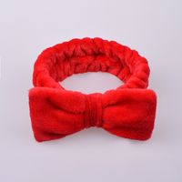Mode Einfarbig Tuch Chiffon Schleife Haarband 1 Stück sku image 5