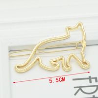 Fashion Geometric Metal Plating Hair Clip sku image 20