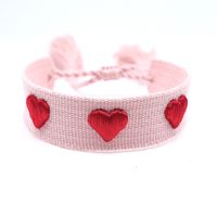 Ethnic Style Heart Shape Polyester Yarn Tassel Women's Bracelets 1 Piece sku image 14