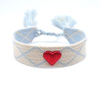 Ethnic Style Heart Shape Polyester Yarn Tassel Women's Bracelets 1 Piece sku image 3