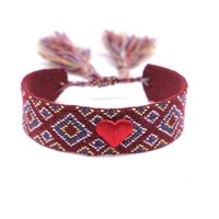Ethnic Style Heart Shape Polyester Yarn Tassel Women's Bracelets 1 Piece sku image 11