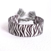Bohemien Herzform Leopard Polyester Seil Quaste Unisex Armbänder 1 Stück sku image 2