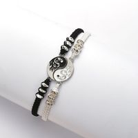 Ethnic Style Gossip Alloy Rope Enamel Couple Bracelets 1 Pair main image 6