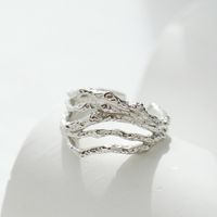 Simple Style Branches Sterling Silver Plating Rings main image 4