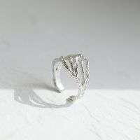 Simple Style Branches Sterling Silver Plating Rings main image 1