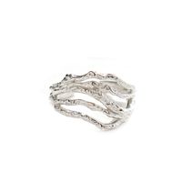 Simple Style Branches Sterling Silver Plating Rings main image 2