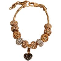 Simple Style Letter Heart Shape Crystal Inlay Rhinestones Women's Bracelets 1 Piece main image 3