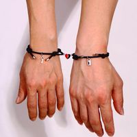 Simple Style Heart Shape Alloy Plating Unisex Bracelets 1 Piece sku image 2
