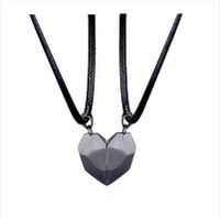 Mode Herzform Legierung Überzug Unisex Halskette Mit Anhänger 1 Satz sku image 3