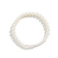 Style Simple Géométrique Le Cuivre Placage Perles Artificielles Foulard main image 2