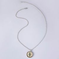 1 Piece Fashion Compass Alloy Plating Glass Unisex Pendant Necklace main image 4