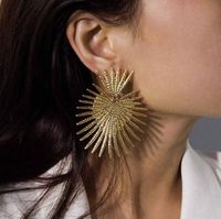 Exaggerated Fashion Geometric Plating Alloy Earrings main image 1