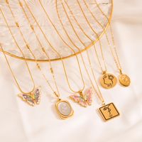 Ig Style Sweet Butterfly Stainless Steel Gold Plated main image 1