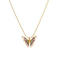 Ig Style Sweet Butterfly Stainless Steel Gold Plated sku image 2