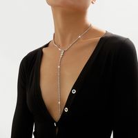 Fashion Heart Shape Claw Chain Inlay Rhinestones Women's Necklace 1 Piece main image 5