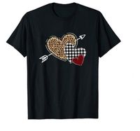 Femmes T-shirt Manche Courte T-shirts Impression La Saint-valentin Mode Forme De Cœur main image 4