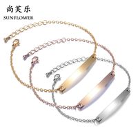 Fashion Geometric 304 Stainless Steel Bracelets In Bulk sku image 16