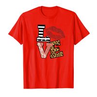 Women's T-shirt Short Sleeve T-shirts Printing Casual Valentine's Day Letter main image 3