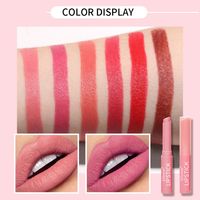 Colored Natural Long Lasting Velvet Beauty Matte Waterproof Lipstick main image 3