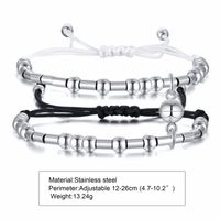 Simple Style Geometric Stainless Steel Bracelets 1 Pair main image 3