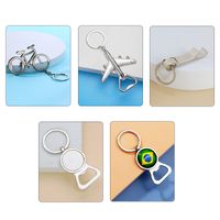 Fashion Bicycle Airplane Alloy Plating Alloy Keychain 1 Piece main image 1