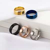 Simple Style Geometric Stainless Steel Plating Rings 1 Piece main image 1