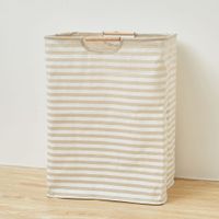 Casual Stripe Cloth Storage Bag 1 Piece sku image 3