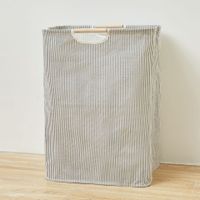 Casual Stripe Cloth Storage Bag 1 Piece sku image 8