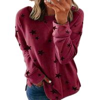 Women's Hoodie Long Sleeve Hoodies & Sweatshirts Printing Casual Star main image 4