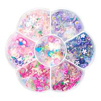 Sweet Geometric Sequin Nail Decoration Accessories 1 Set main image 2