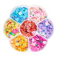 Sweet Flower Strawberry Sequin Nail Decoration Accessories 1 Set main image 3