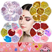 Süss Blume Erdbeere Paillette Nagel Accessoires 1 Satz sku image 22