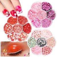 Sweet Flower Strawberry Sequin Nail Decoration Accessories 1 Set sku image 13