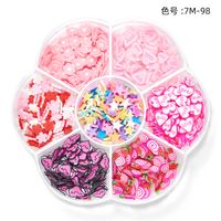 Sweet Flower Strawberry Sequin Nail Decoration Accessories 1 Set sku image 6