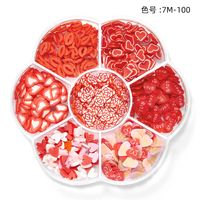 Sucré Fleur Fraise Paillette Accessoires Pour Ongles 1 Jeu sku image 8