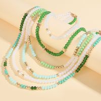 Vintage Style Bohemian Star Beaded Artificial Crystal Women's Layered Necklaces 1 Piece main image 6