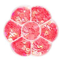 Sweet Heart Shape Flower Sequin Nail Decoration Accessories 1 Set main image 2