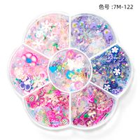 Sweet Heart Shape Flower Sequin Nail Decoration Accessories 1 Set sku image 12