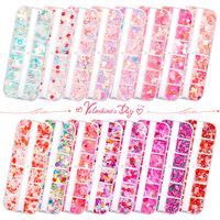 Cute Heart Shape Sequin Soft Clay Nail Decoration Accessories main image 3