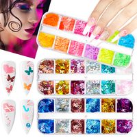 Cute Heart Shape Sequin Soft Clay Nail Decoration Accessories sku image 54